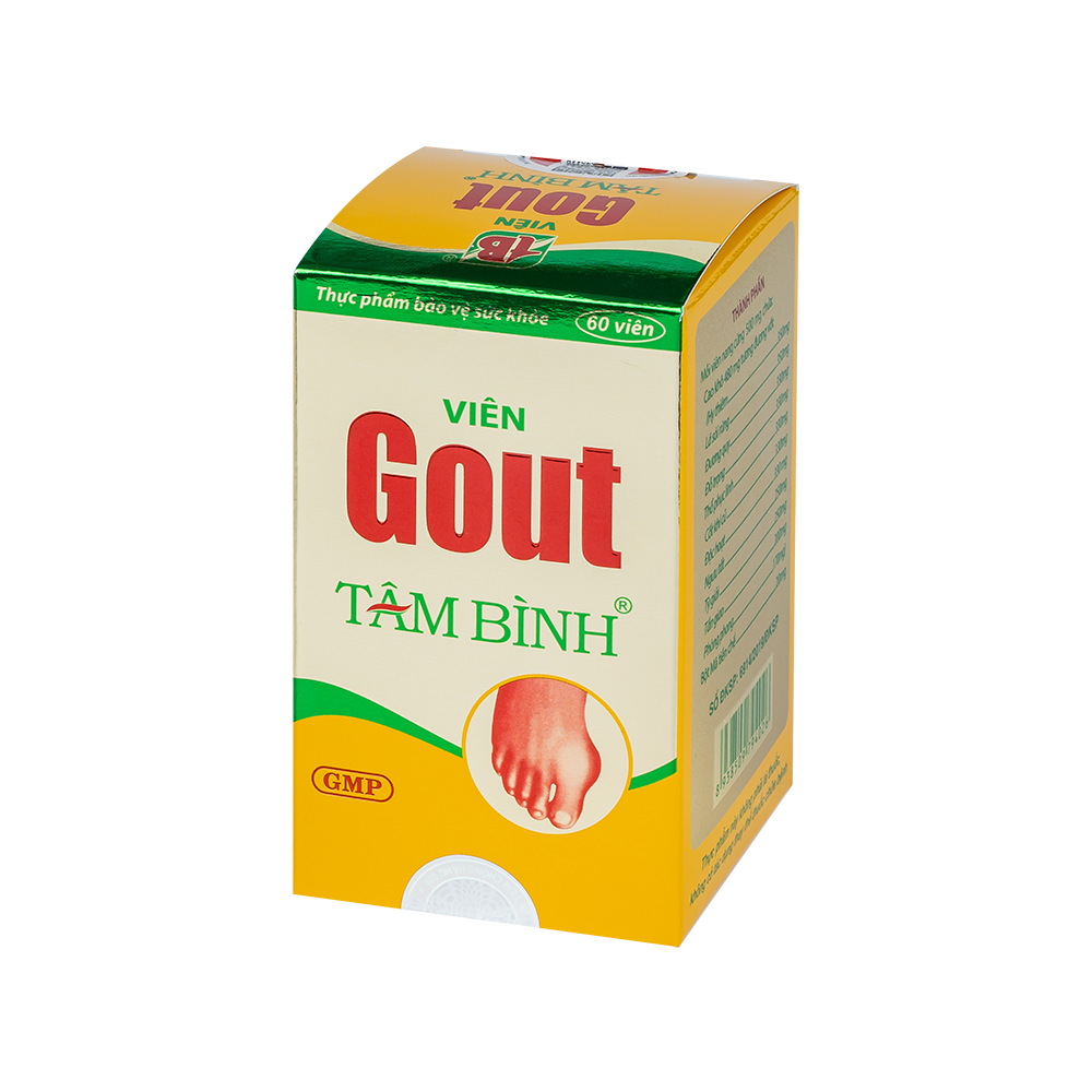 Viên Gout Hộp 1 lọ x 60 viên Tâm Bình