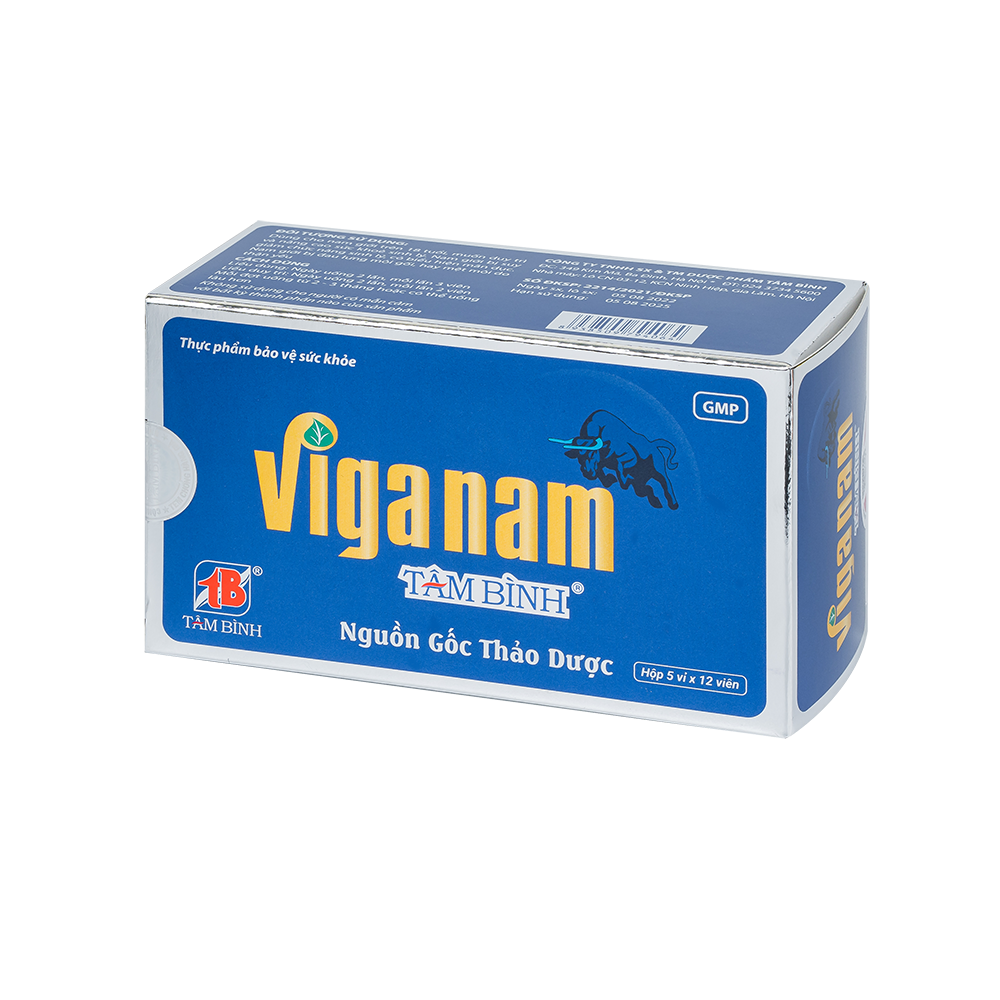 Viganam Hộp 5 vỉ x 12 viên Tâm Bình