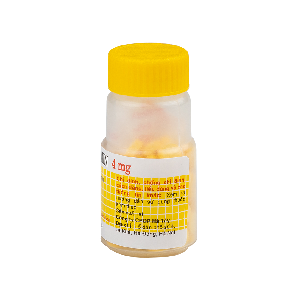 Chlorpheniramin Lọ 100 viên     Hataphar