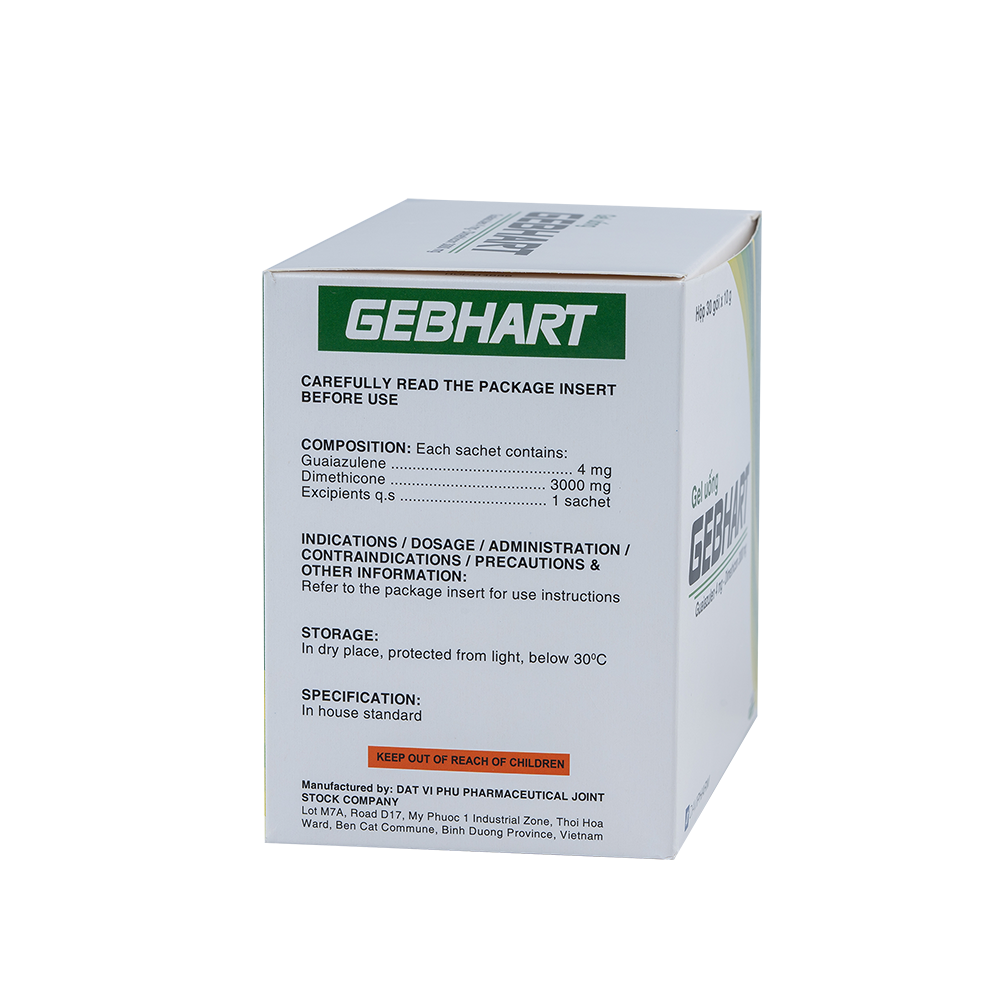 GEBHART Hộp 30 Gói Davipharm