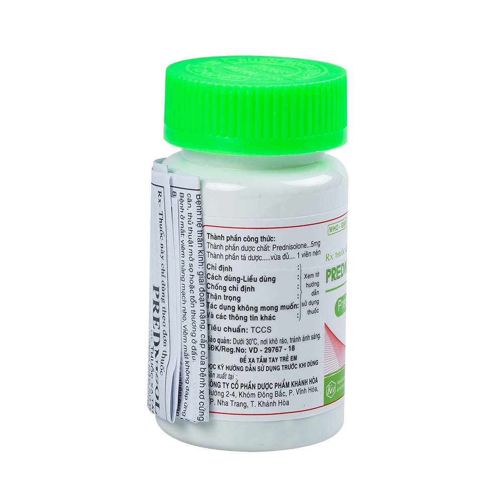 PREDNISOLON BLUE Chai 500 viên Khapharco