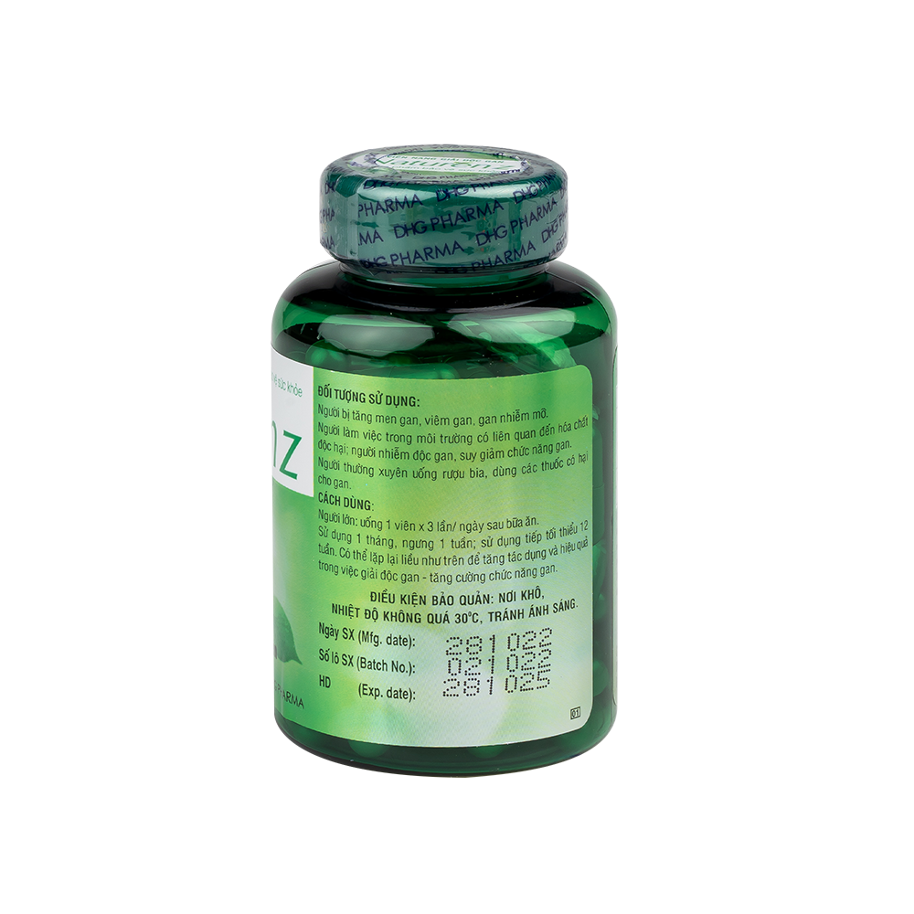 Giải độc gan Naturenz Hộp 1 chai 100 viên DHG