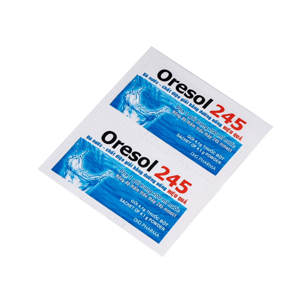 Oresol 245 Hộp 20 gói x 4,1 g DHG
