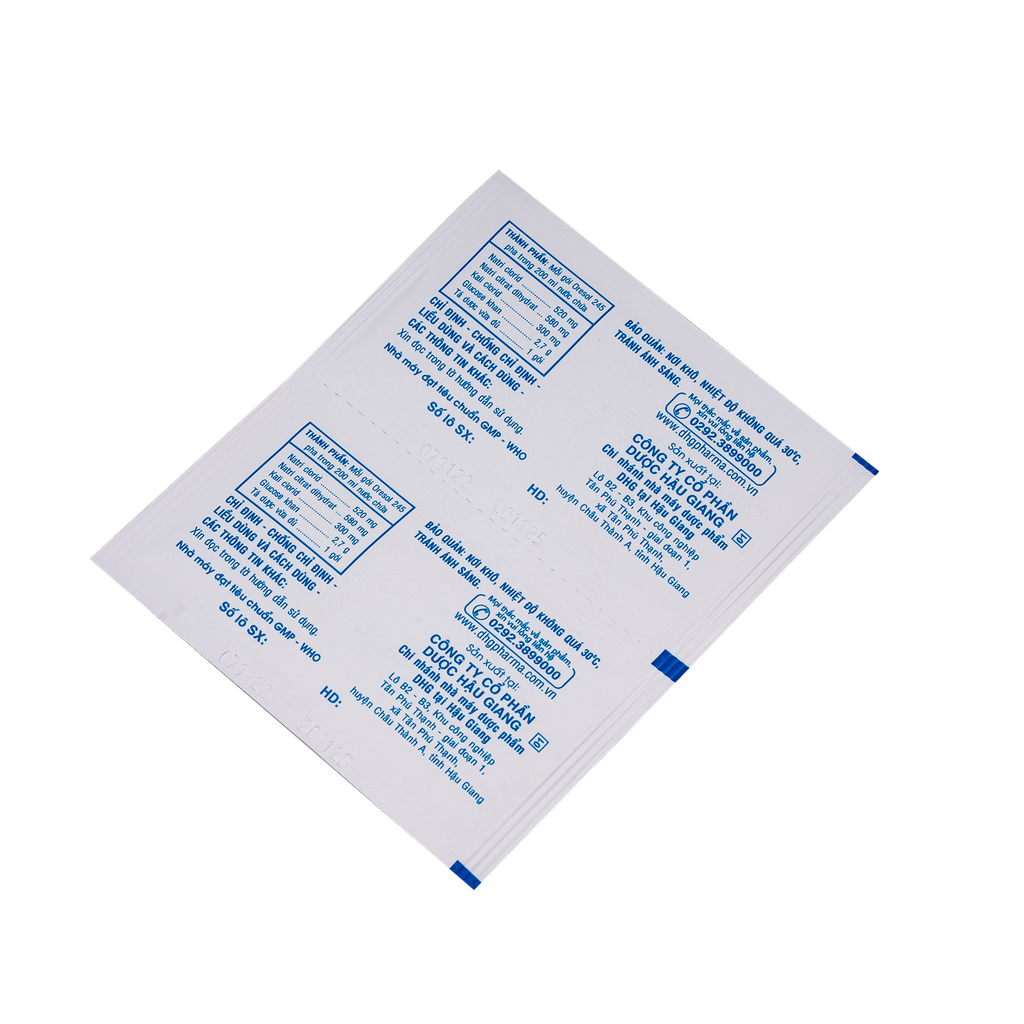 Oresol 245 Hộp 20 gói x 4,1 g DHG