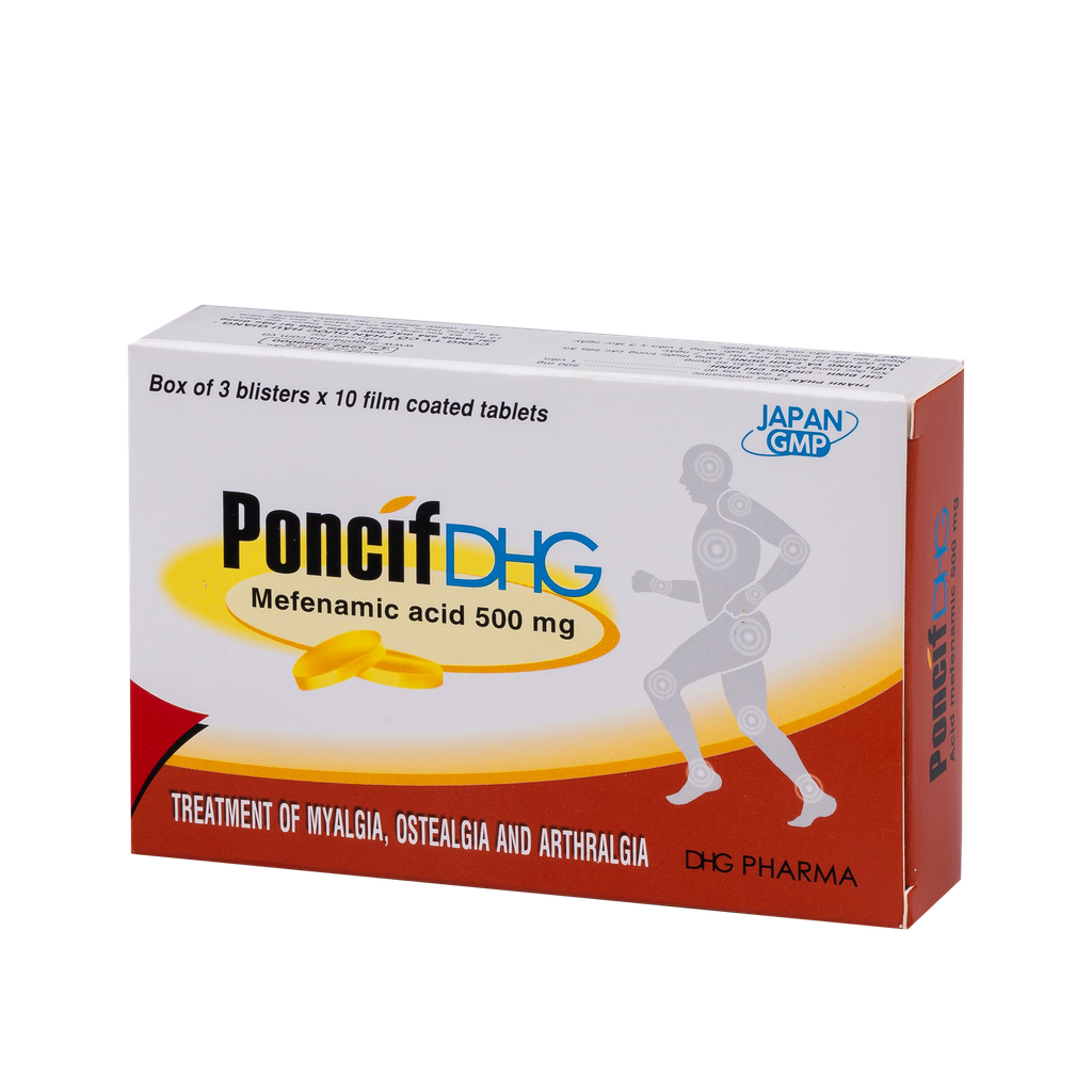 PoncifDHG Hộp 3 vỉ x 10 viên DHG