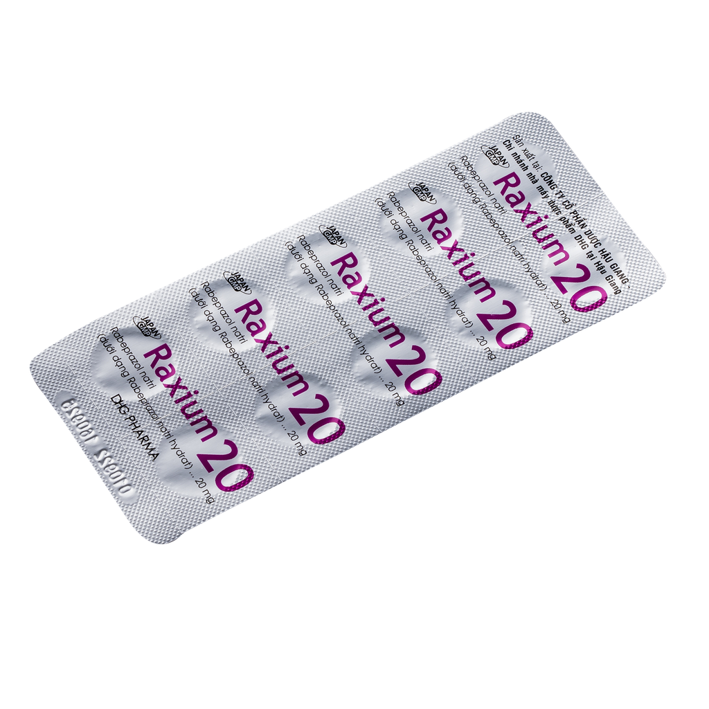 Raxium Hộp 3 vỉ x 10 viên DHG