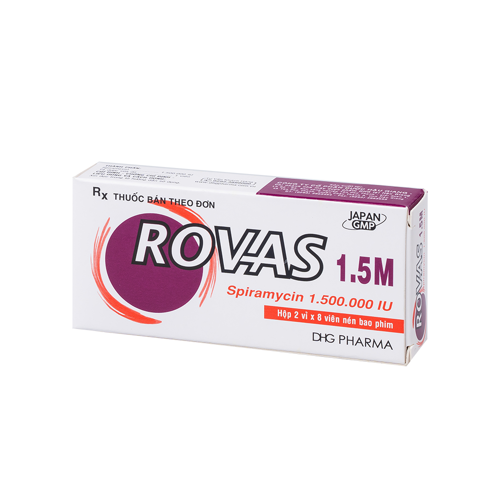 Rovas 1,5M Hộp 2 vỉ x 8 viên DHG