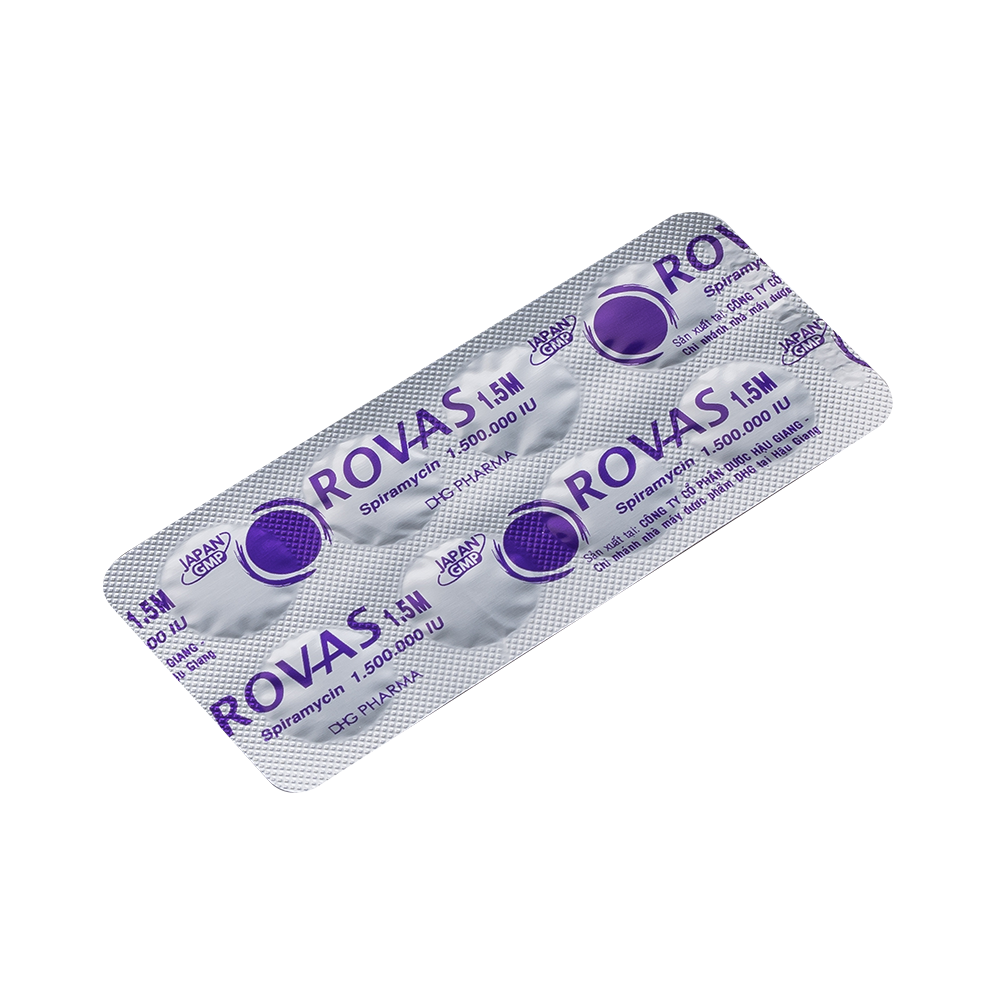 Rovas 1,5M Hộp 2 vỉ x 8 viên DHG