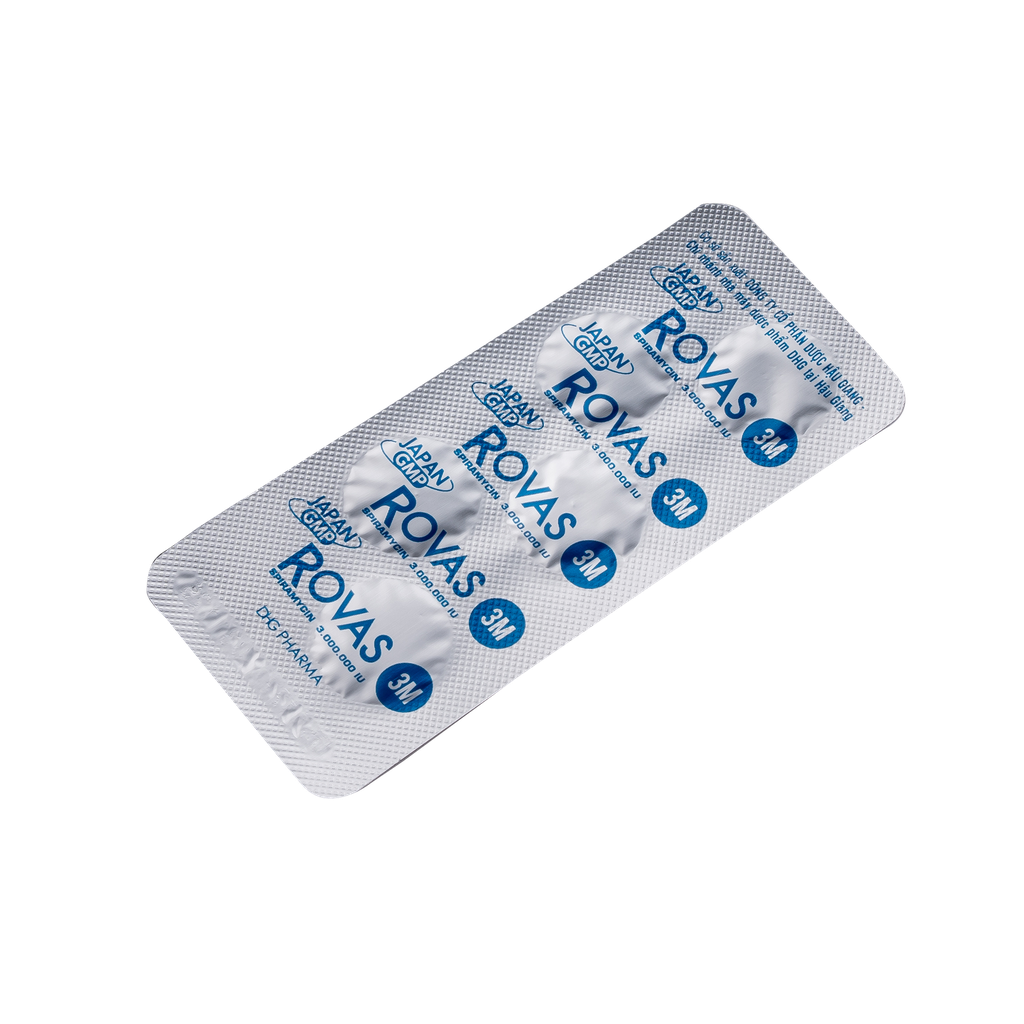 Rovas 3M Hộp 2 vỉ x 5 viên DHG