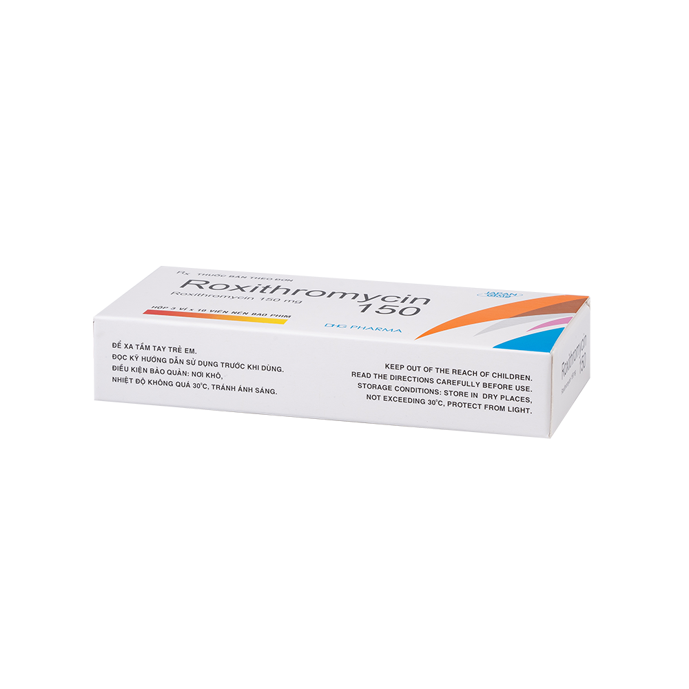 Roxithromycin Hộp 3 vỉ x 10 viên DHG