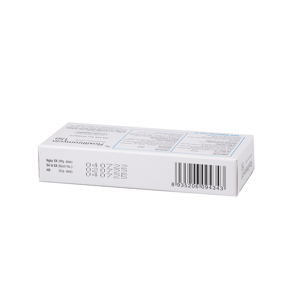 Roxithromycin Hộp 3 vỉ x 10 viên DHG