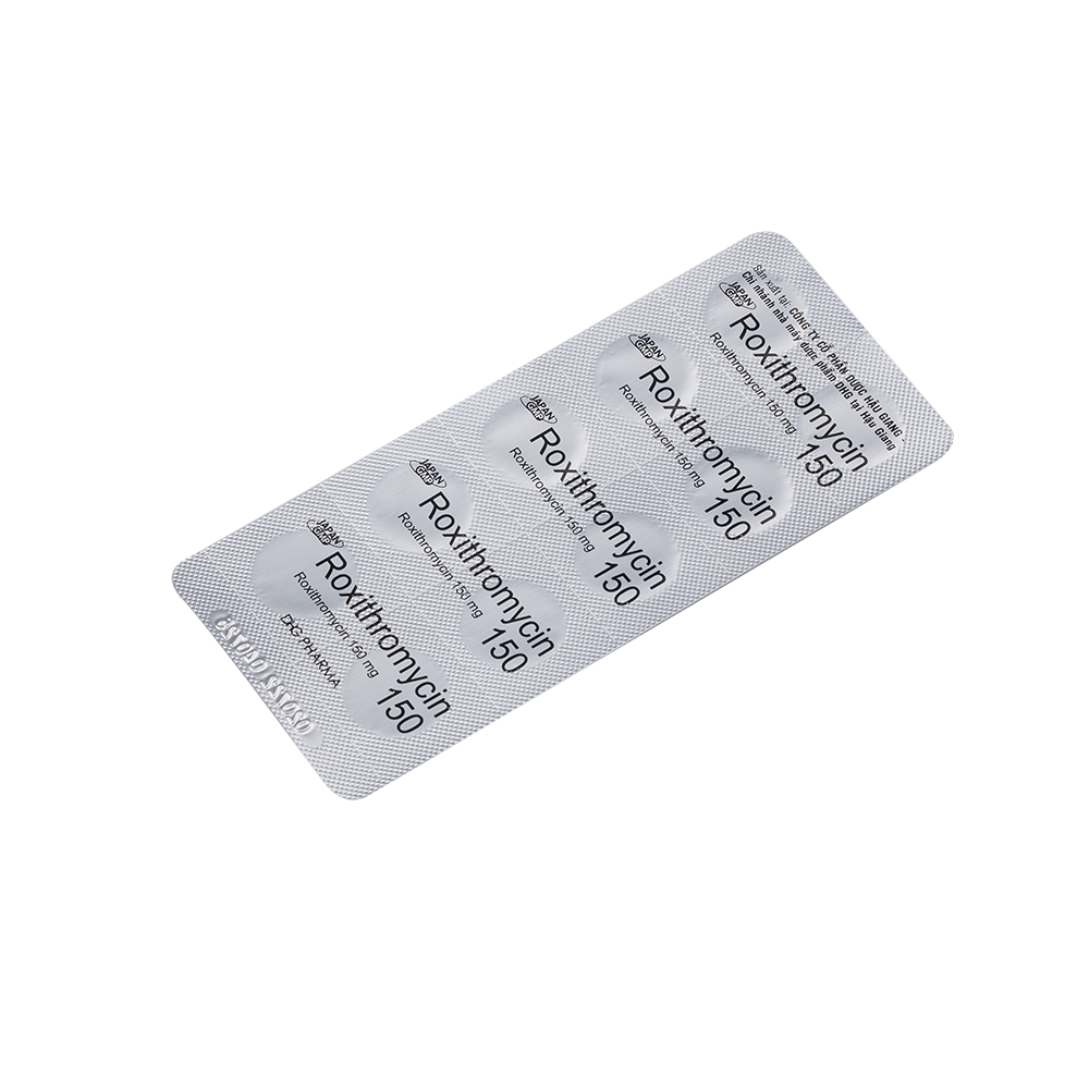 Roxithromycin Hộp 3 vỉ x 10 viên DHG