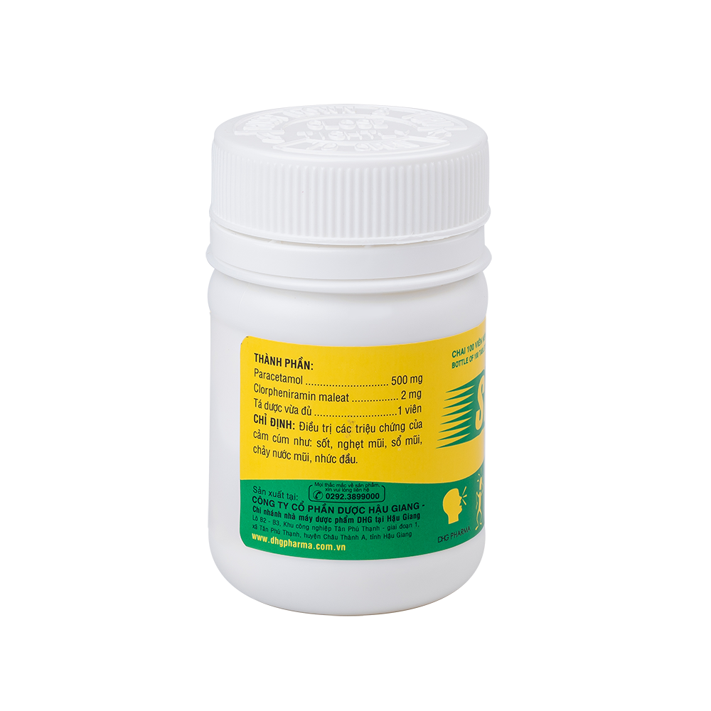 Slocol Chai 100 viên DHG