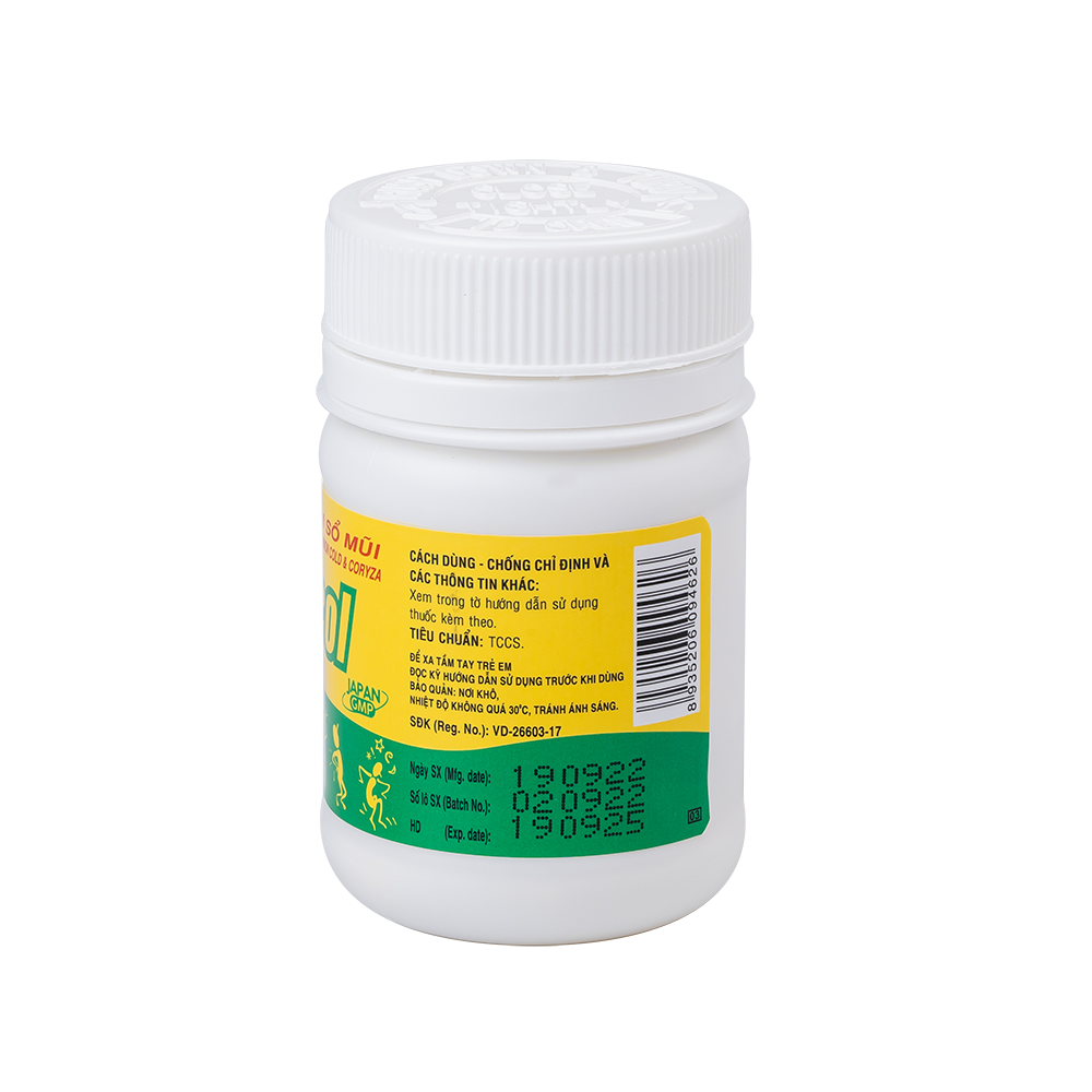 Slocol Chai 100 viên DHG