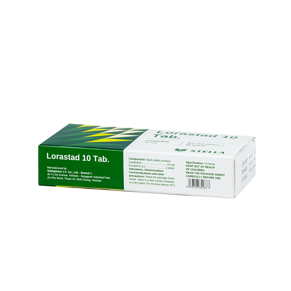 Lorastad 10 Tab. Hộp/20viên Stella
