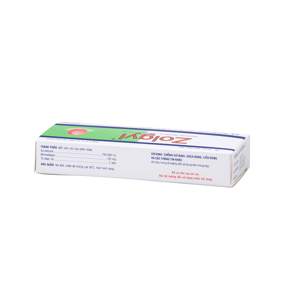 Zolgyl H/20 Hộp 2 Vỉ x 10 Viên Bidiphar