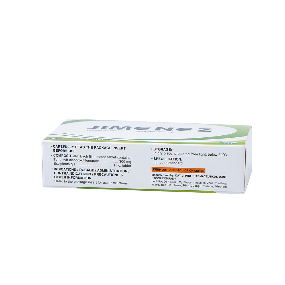 JIMENEZ Hộp 30 Viên Davipharm