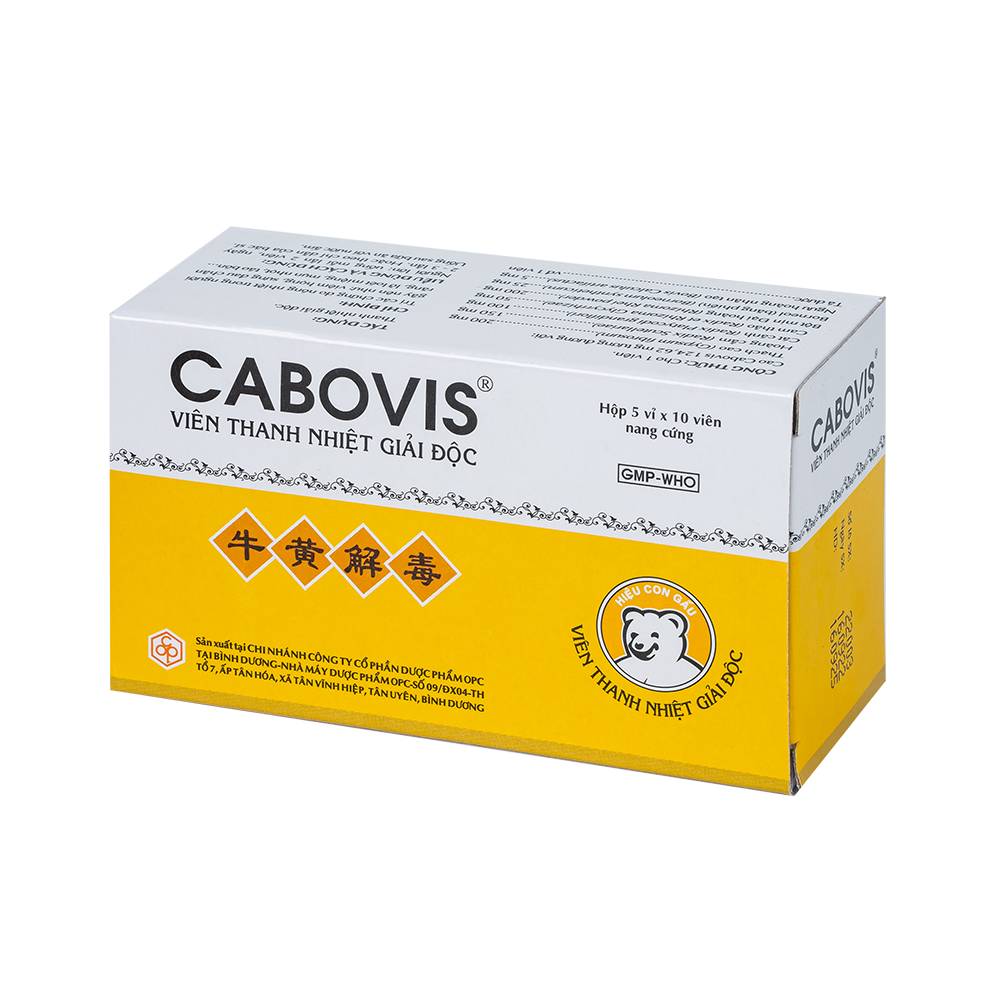 CABOVIS Viên thanh nhiệt giải độc (Hộp 50NC)