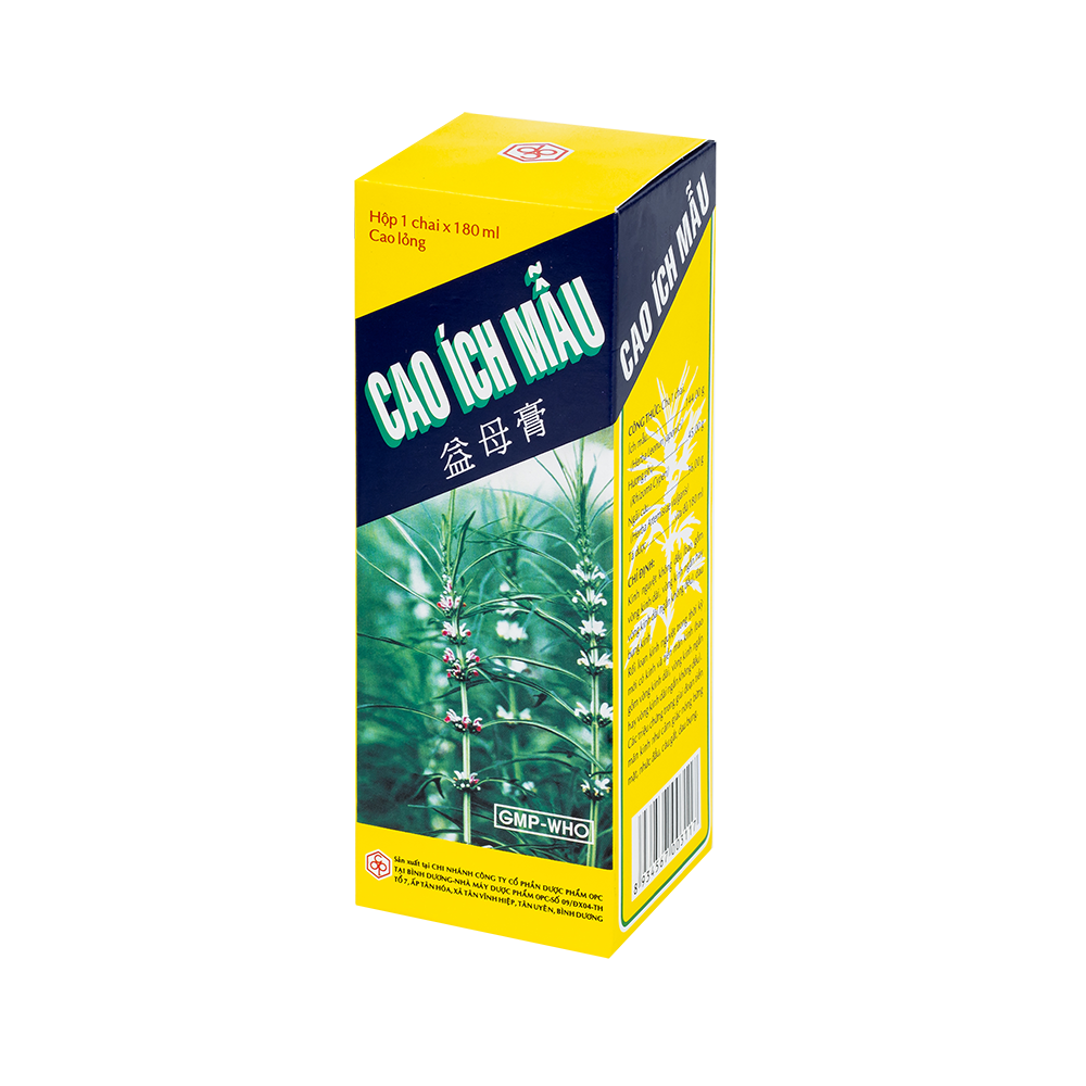CAO ÍCH MẪU 180ml