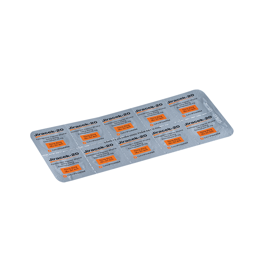 JIRACEK-20 Hộp 30 Viên Davipharm