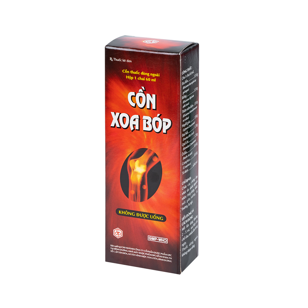 CỒN XOA BÓP 60ml