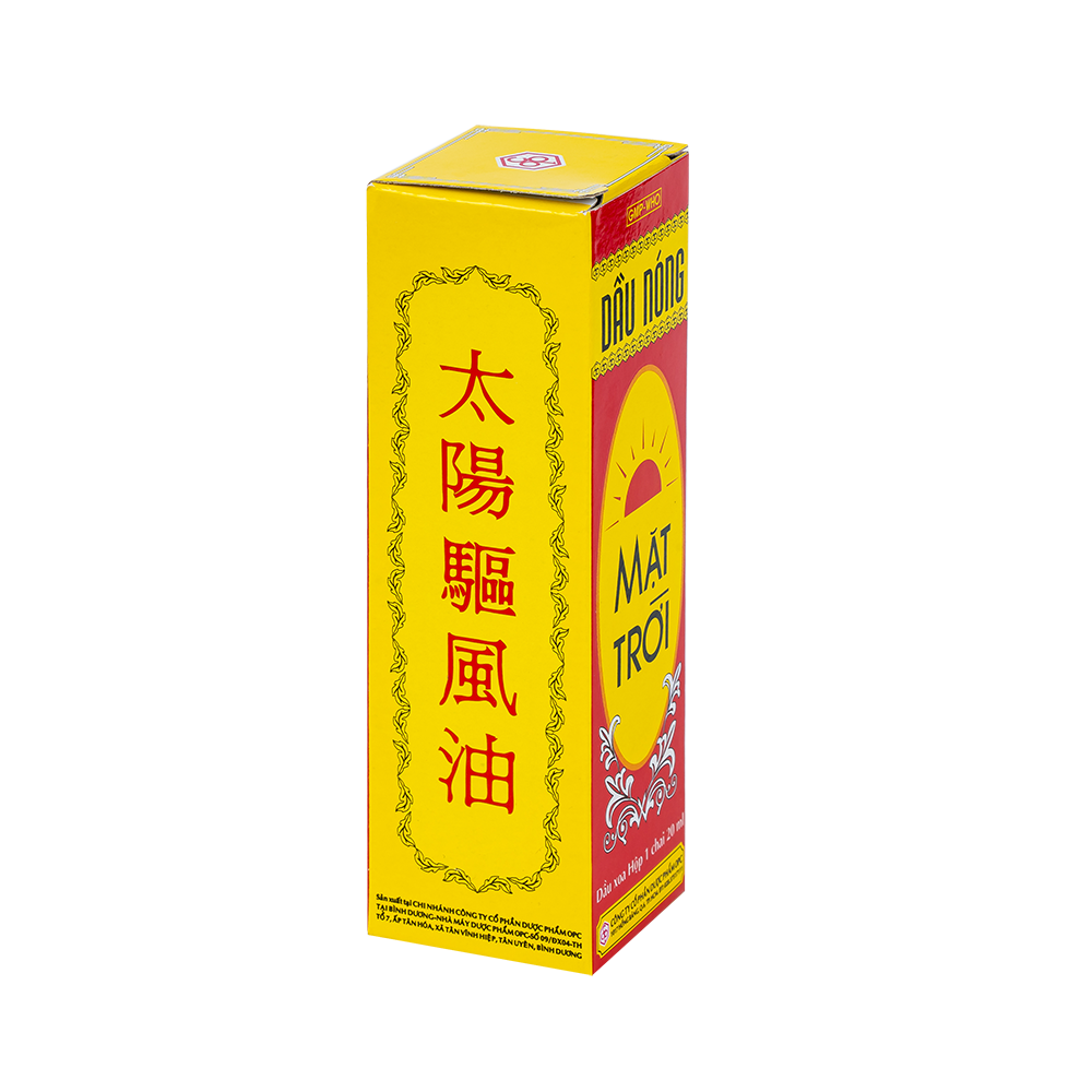 DẦU NÓNG MẶT TRỜI 20ml
