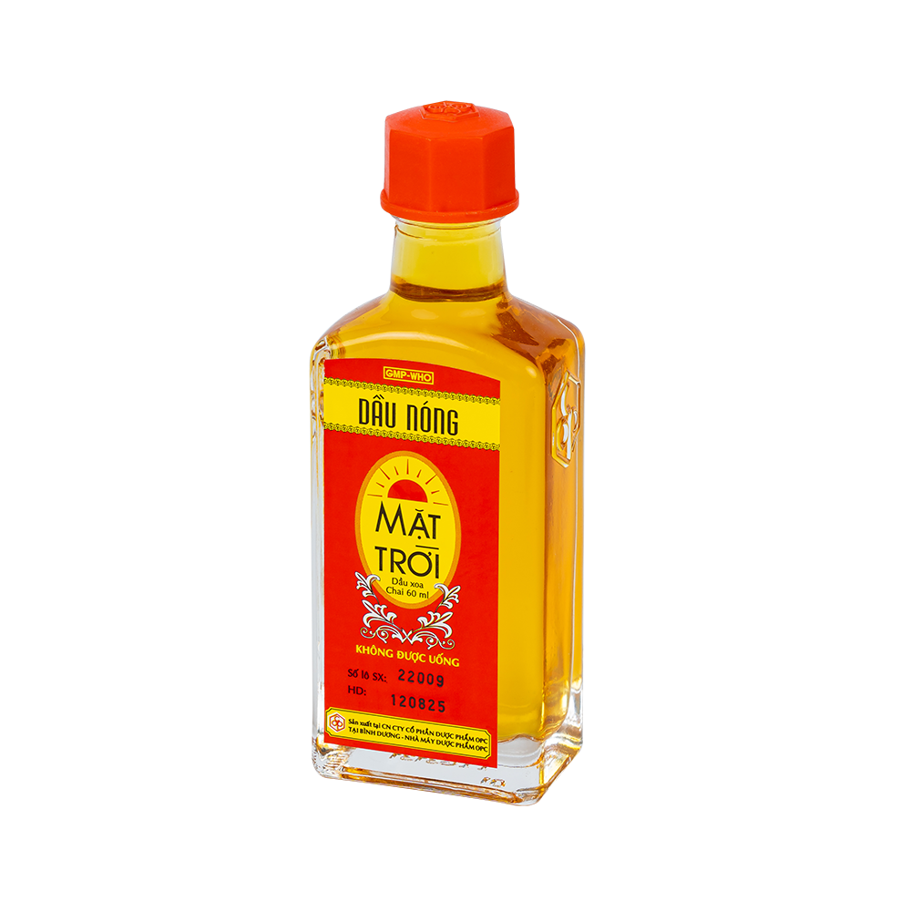 DẦU NÓNG MẶT TRỜI 60ml
