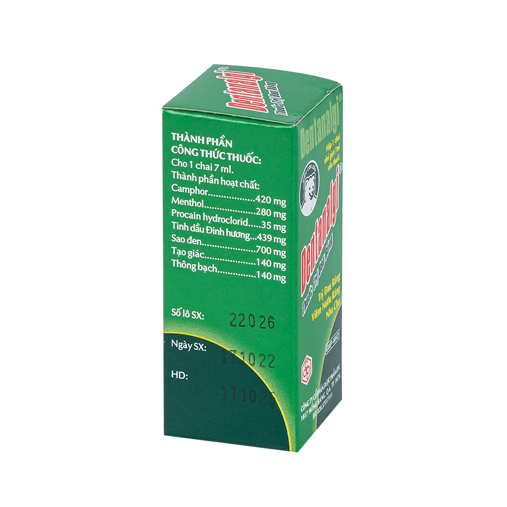 DENTANALGI Thuốc trị đau răng 7ml