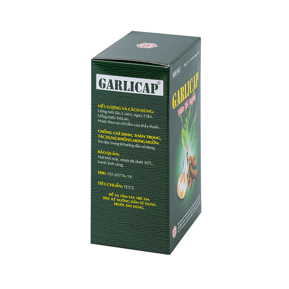 GARLICAP viên tỏi nghệ (Hộp 50NC)