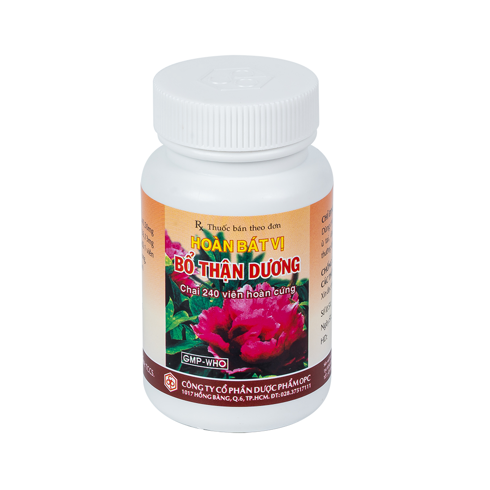 Hoàn bát vị BỔ THẬN DƯƠNG (Chai 240HC)