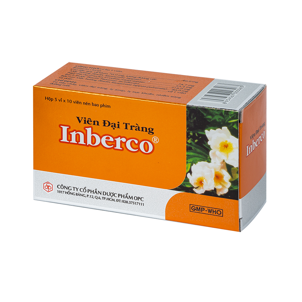 INBERCO viên đại tràng (Hộp 50BP)