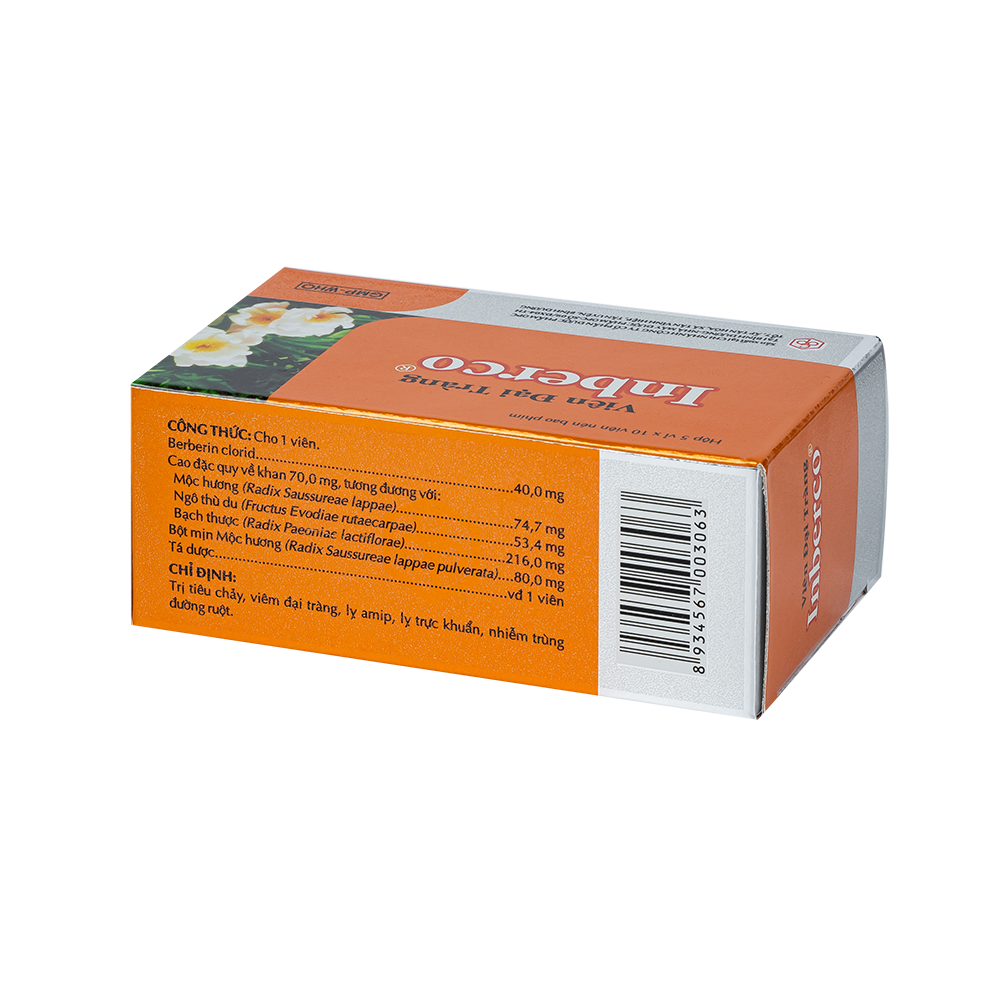 INBERCO viên đại tràng (Hộp 50BP)