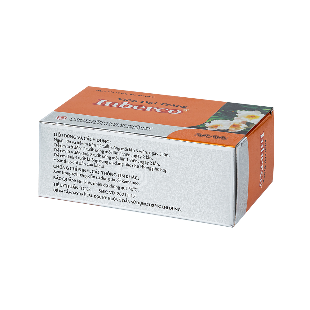 INBERCO viên đại tràng (Hộp 50BP)