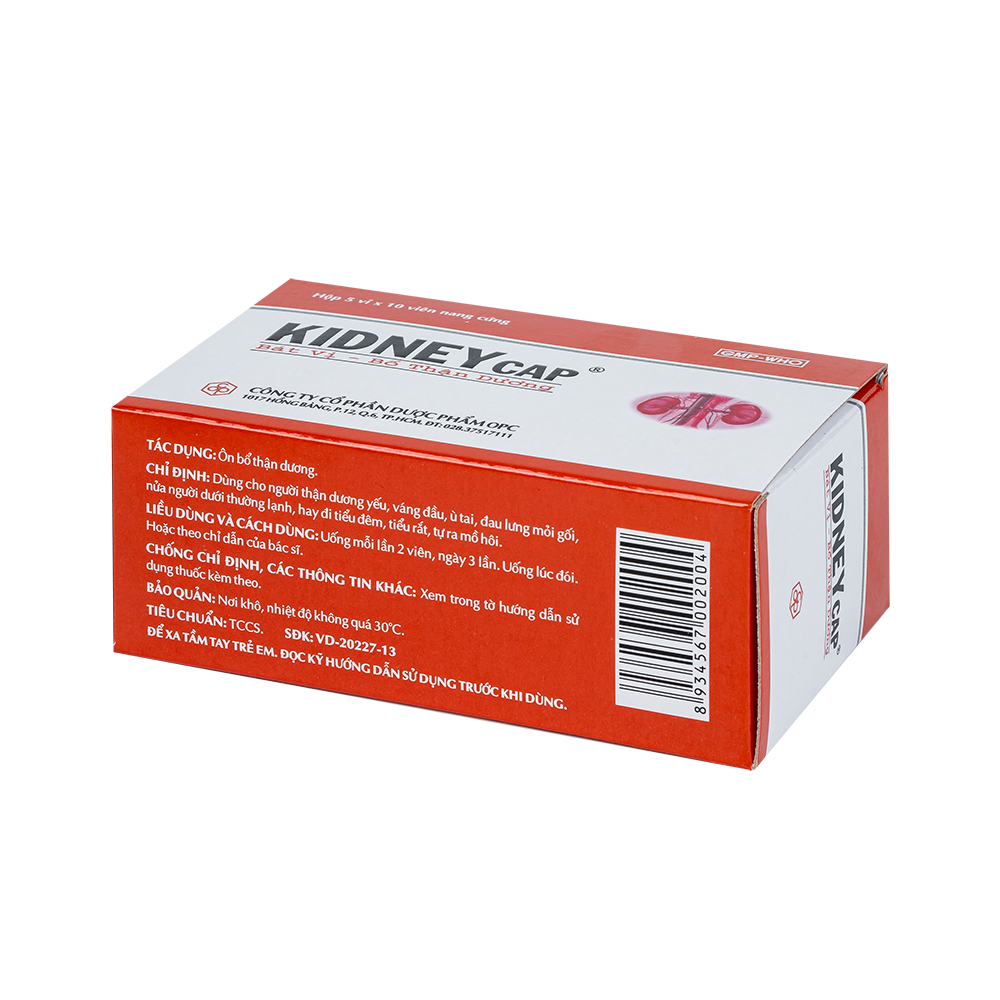 KIDNEYCAP Bát vị - bổ thận dương (Hộp 50NC)