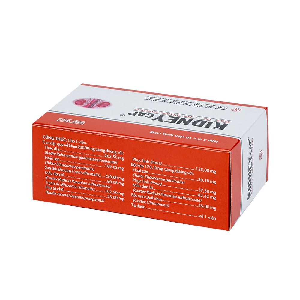 KIDNEYCAP Bát vị - bổ thận dương (Hộp 50NC)