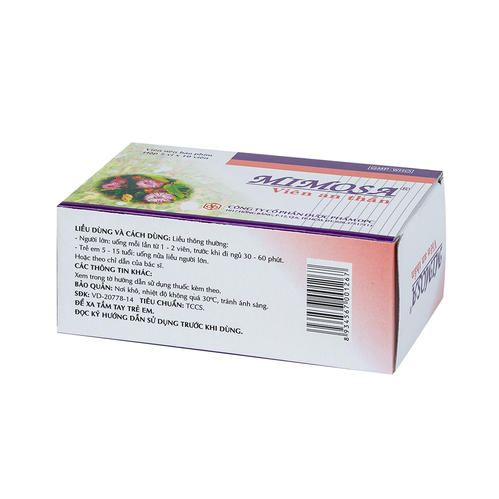 MIMOSA viên an thần (Hộp 50BP)