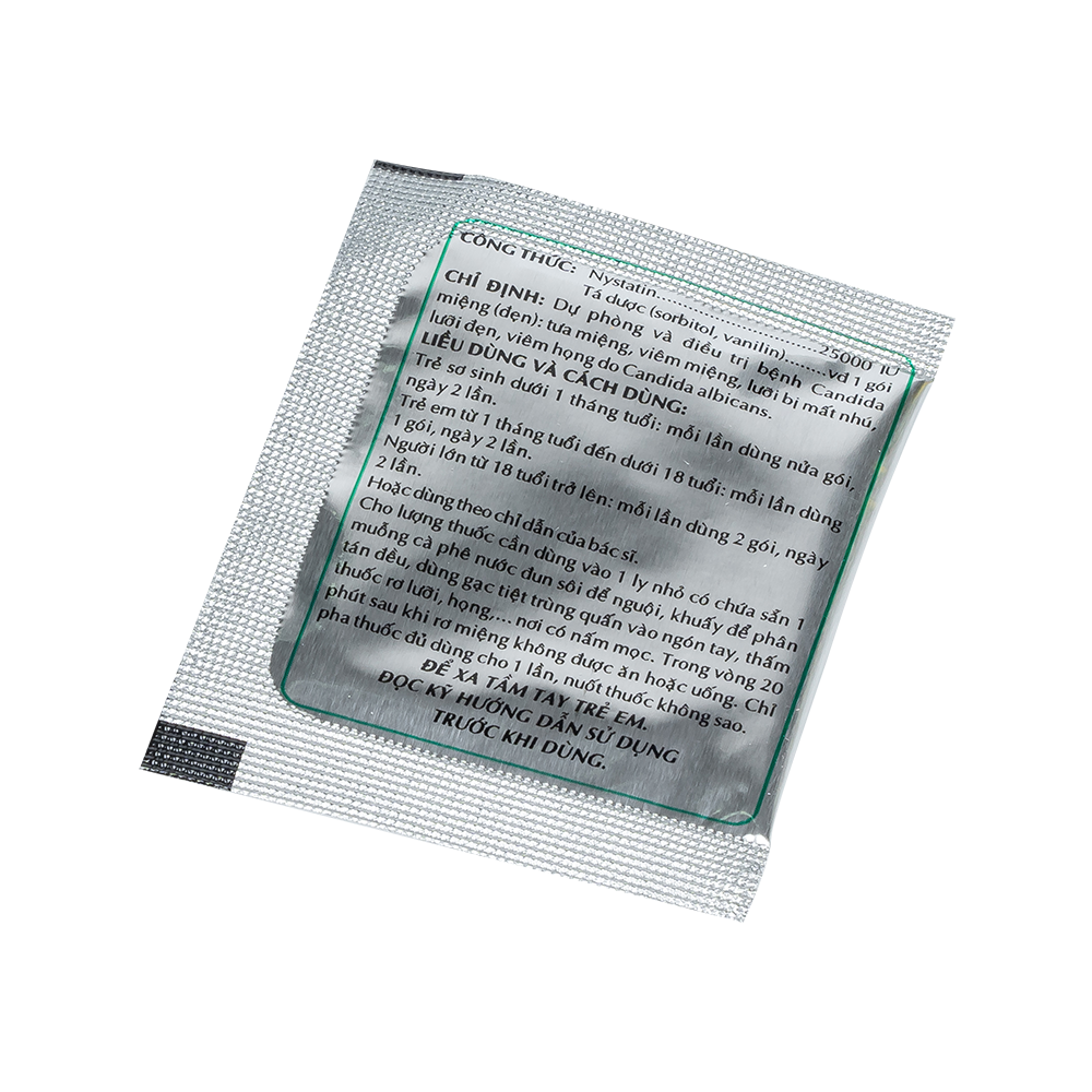 NYST thuốc rơ miệng (Hộp 10 gói x 1g)