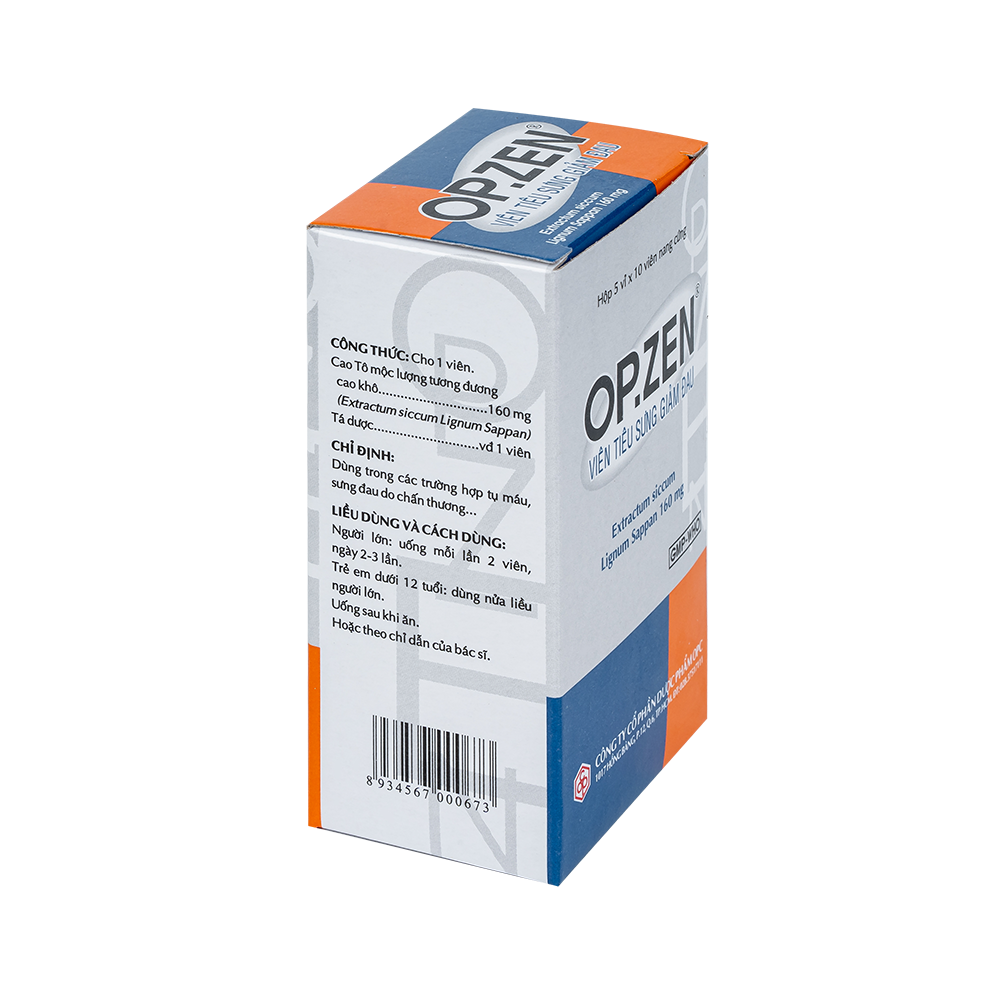 OP.ZEN viên tiêu sưng giảm đau (Hộp 50NC)