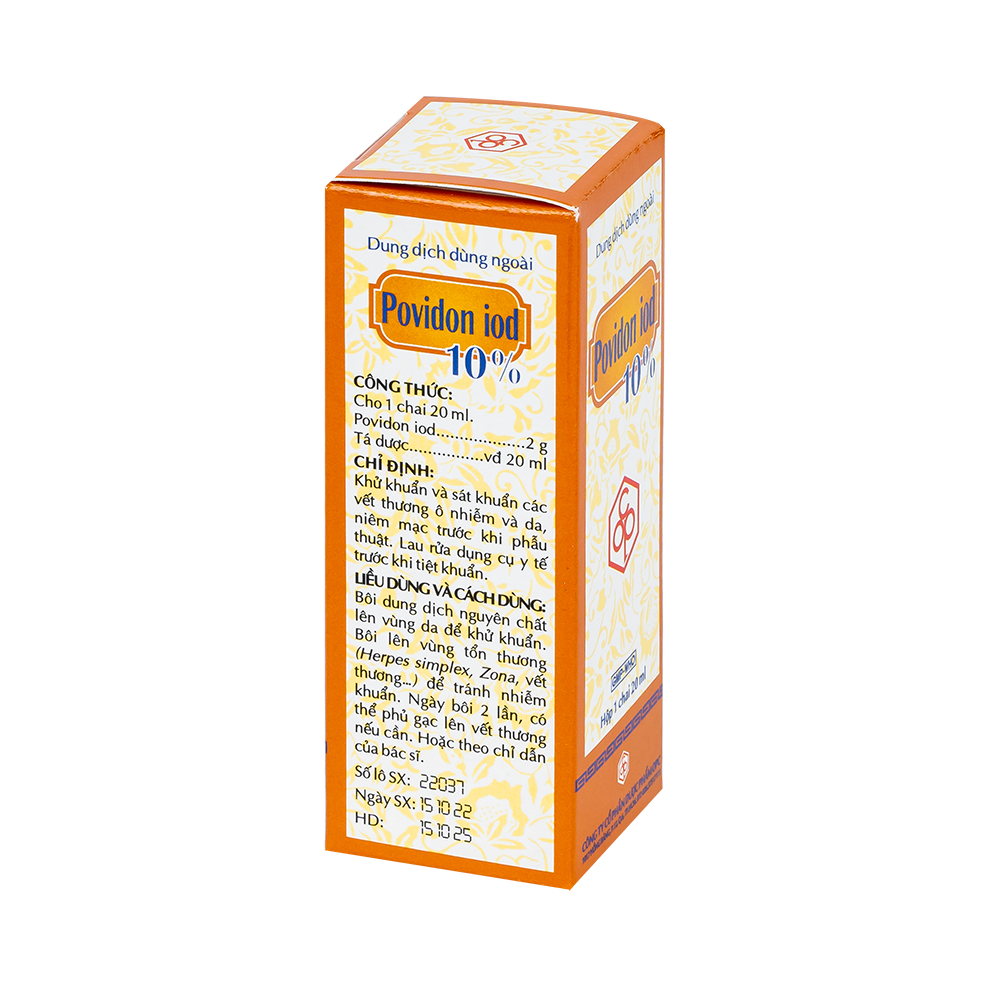POVIDON IOD 10% (Chai 20ml)
