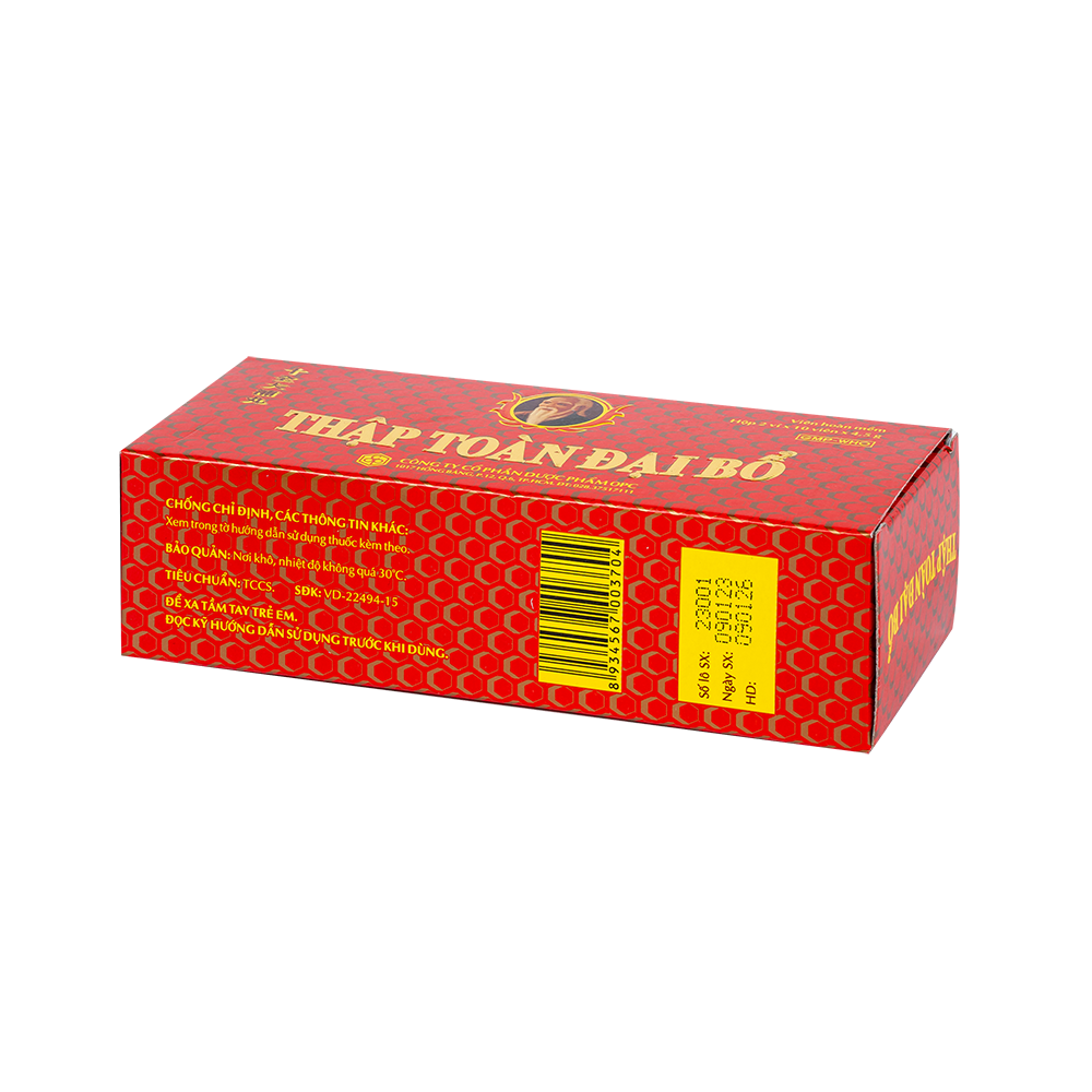 THẬP TOÀN ĐẠI BỔ 4,5g (Hộp 20HM)