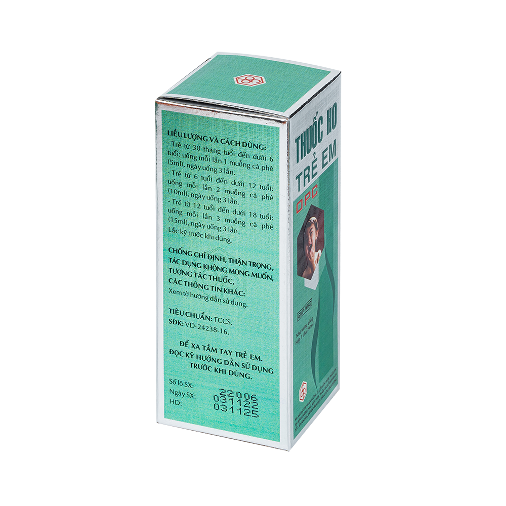 THUỐC HO TRẺ EM - OPC 90ml