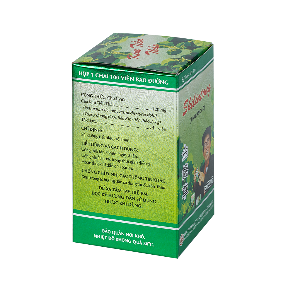 Thuốc trị sỏi thận KIM TIỀN THẢO (Chai 100BĐ)