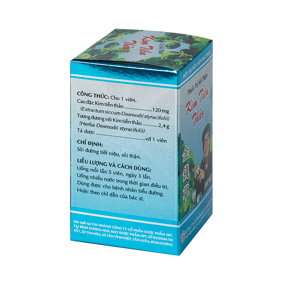 Thuốc trị sỏi thận KIM TIỀN THẢO (Chai 100BP)