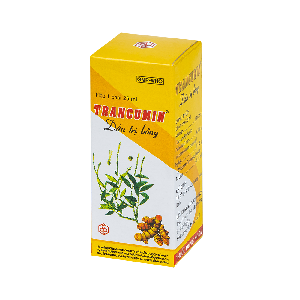 TRANCUMIN Dầu trị bỏng 25ml