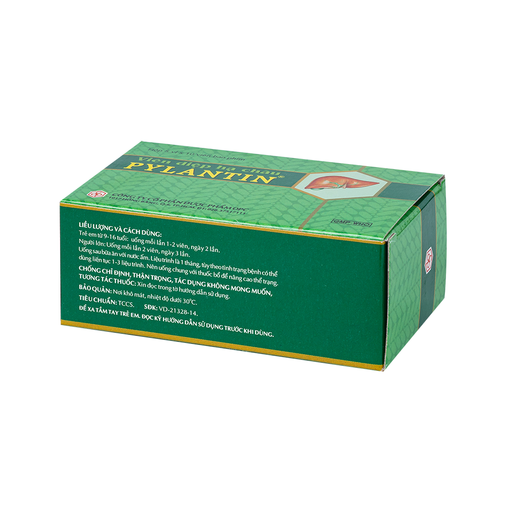 Viên diệp hạ châu PYLANTIN (Hộp 50BP)