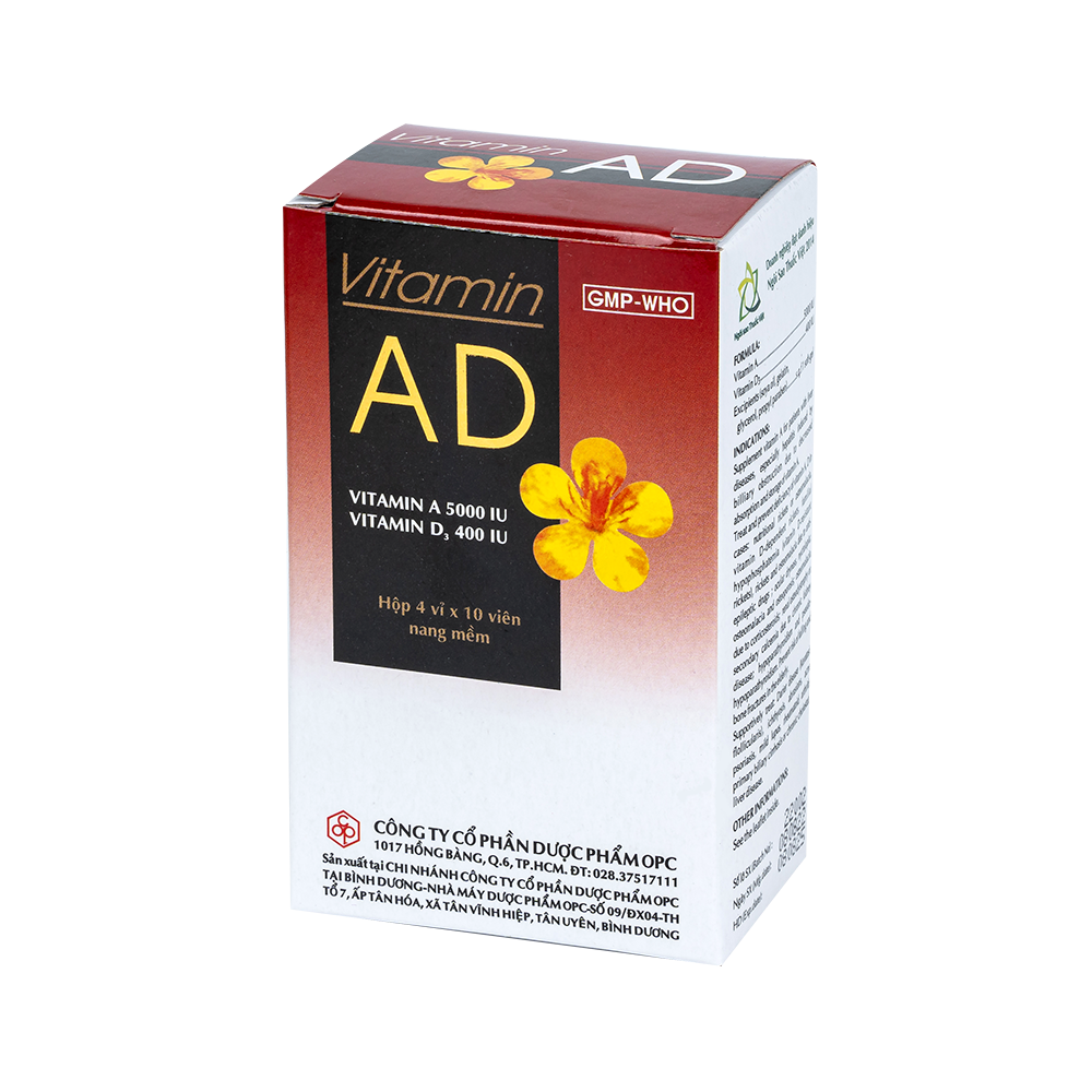 VITAMIN AD (Hộp 40NM)