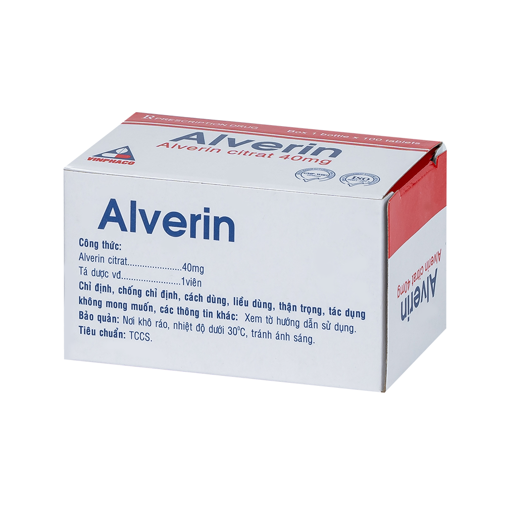 ALVERIN Hộp 1 lọ x 100 viên  VINPHACO