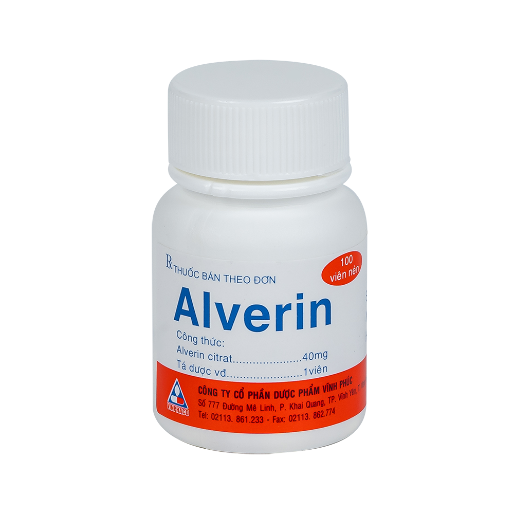 ALVERIN Hộp 1 lọ x 100 viên  VINPHACO