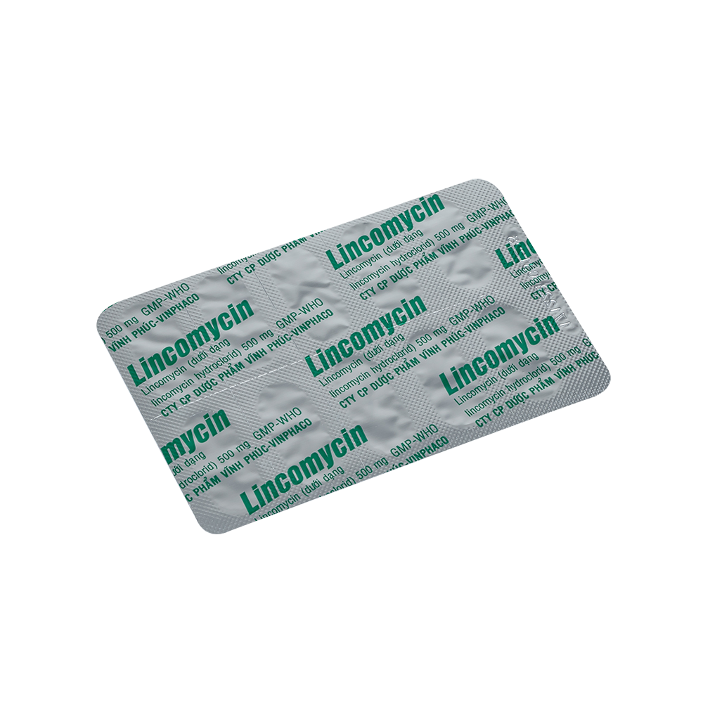 LINCOMYCIN Hộp 10 vỉ x 10 viên VINPHACO