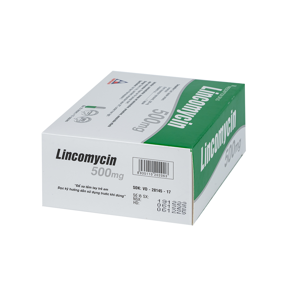 LINCOMYCIN Hộp 20 vỉ x 10 viên nang cứng VINPHACO